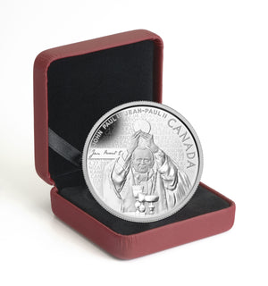 2014 $10 POPE JOHN PAUL II FINE SILVER COIN