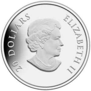 2014 1oz $20 50TH ANNIVERSARY OF CANADIAN PEACEKEEPING IN CYPRUS FINE SILVER COIN