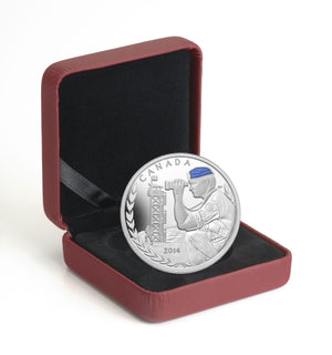 2014 1oz $20 50TH ANNIVERSARY OF CANADIAN PEACEKEEPING IN CYPRUS FINE SILVER COIN