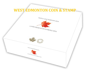 E-TRANSFER ONLY - 2014 $250 1-KILO MAPLE LEAF FOREVER FINE SILVER COIN