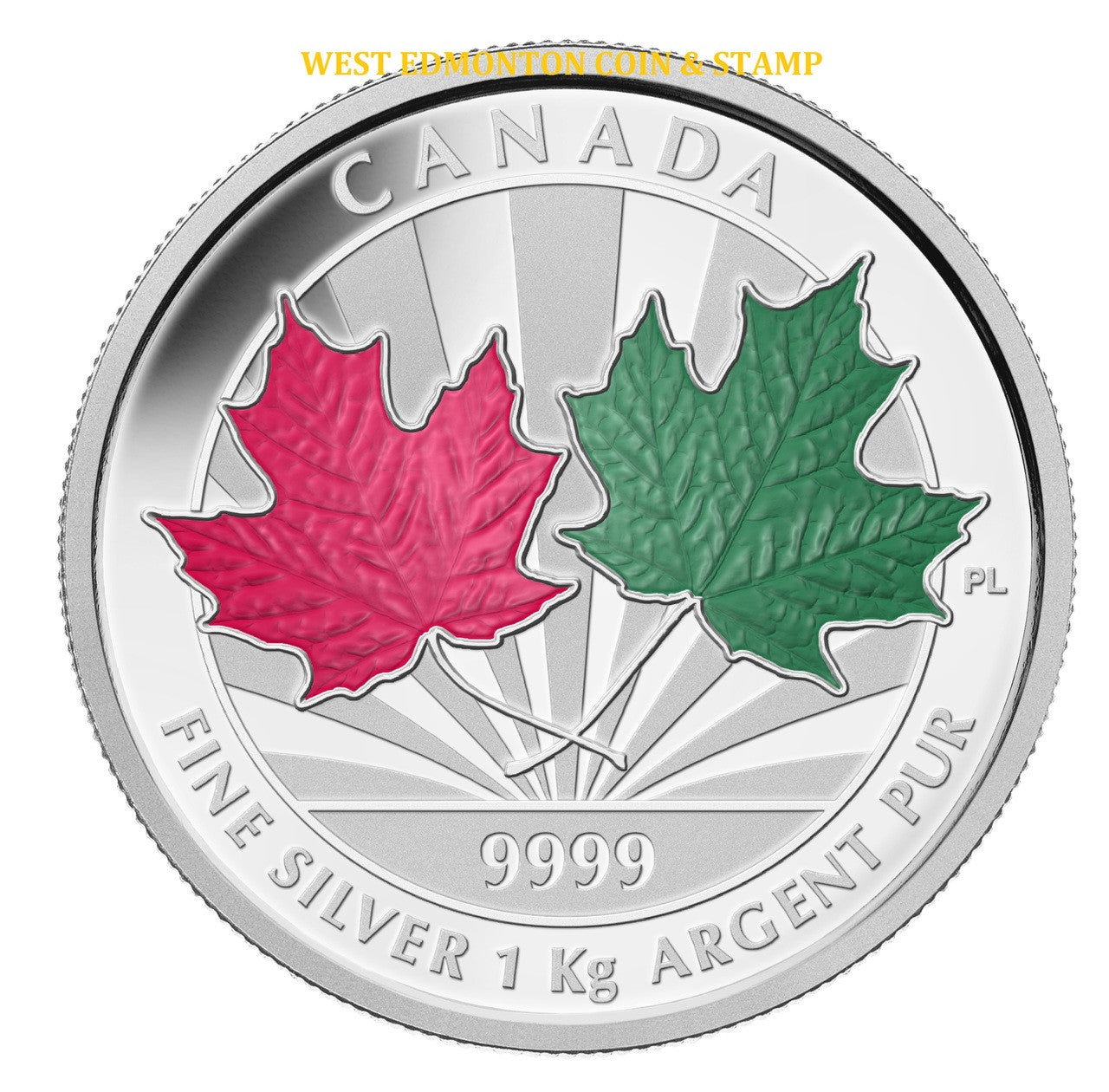 E-TRANSFER ONLY - 2014 $250 1-KILO MAPLE LEAF FOREVER FINE SILVER COIN