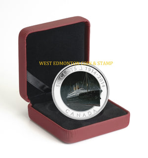 2014 50-CENT SILVER PLATED COIN - LOST SHIPS IN CANADIAN WATERS: R.M.S. EMPRESS OF IRELAND
