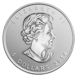 2014 1oz $5 FINE SILVER COIN REPLICA