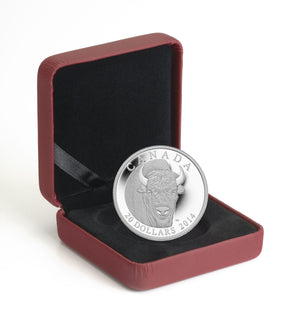 2014 1oz $20 THE BISON: A PORTRAIT FINE SILVER COIN