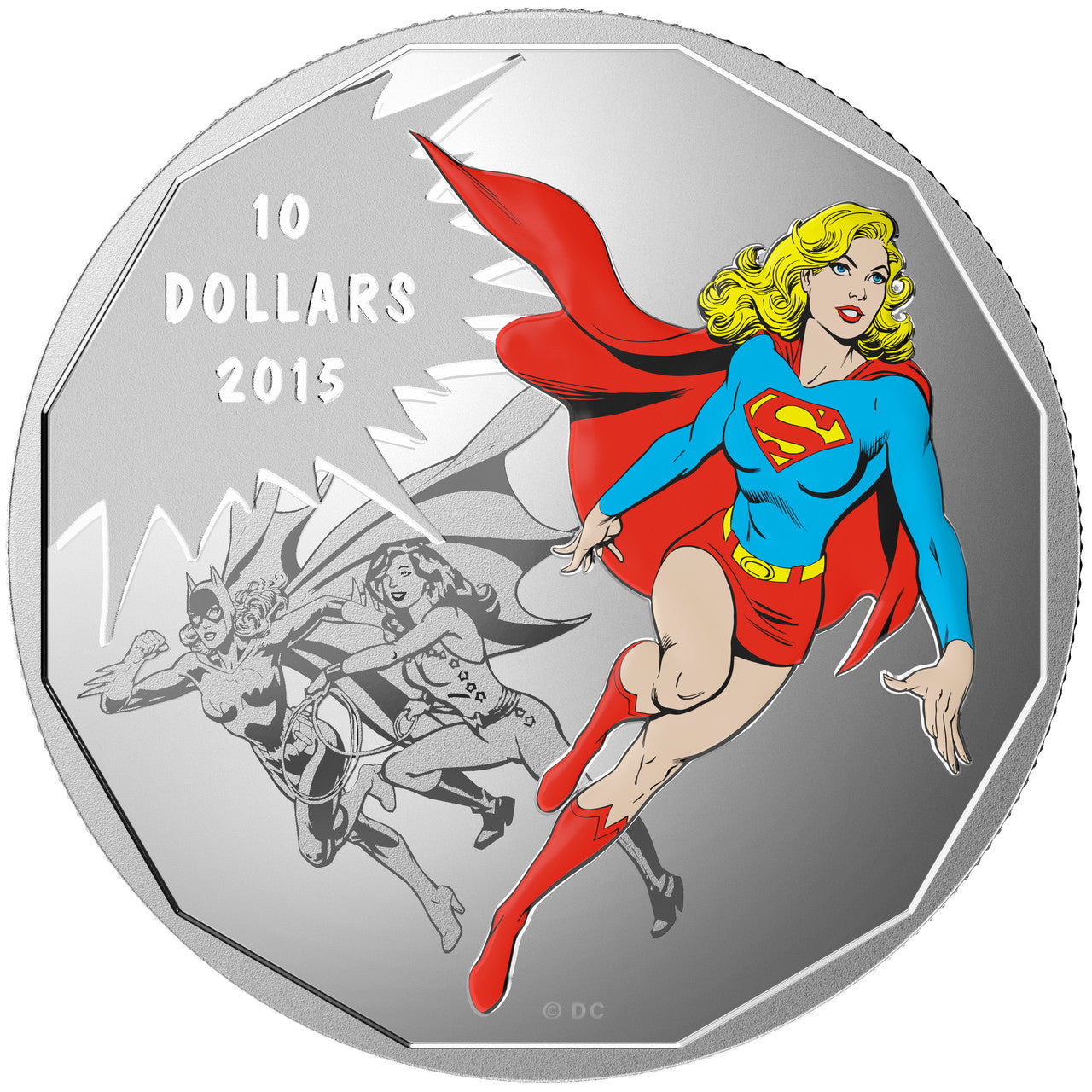 2015 1/2oz $10 DC COMICS™ ORIGINALS: UNITY FINE SILVER COIN