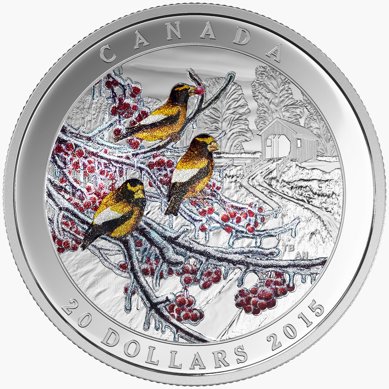 2015 1oz $20 WEATHER PHENOMENON: WINTER FREEZE FINE SILVER COIN
