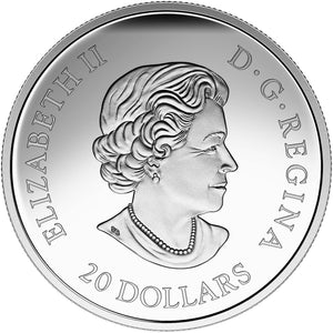 2015 1oz $20 A HISTORIC REIGN FINE SILVER COIN