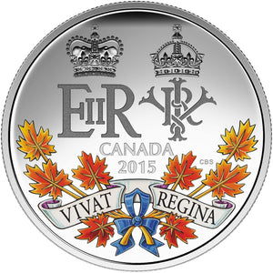 2015 1oz $20 A HISTORIC REIGN FINE SILVER COIN