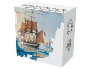 2015 1oz $20 LOST SHIPS IN CANADIAN WATERS: FRANKLIN'S LOST EXPEDITION FINE SILVER COIN