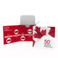 SALE - 2015 $50 50TH ANNIVERSARY OF THE CANADIAN FLAG FINE SILVER COIN (1.5oz) (NO BLACK SLEEVE)