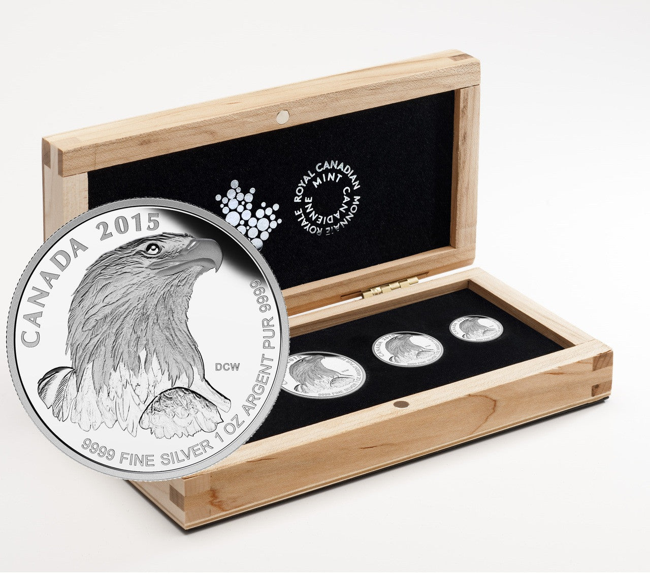 2015 BALD EAGLE FINE SILVER FRACTIONAL SET