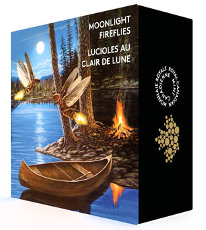 2015 2oz $30 MOONLIGHT FIREFLIES FINE SILVER COIN