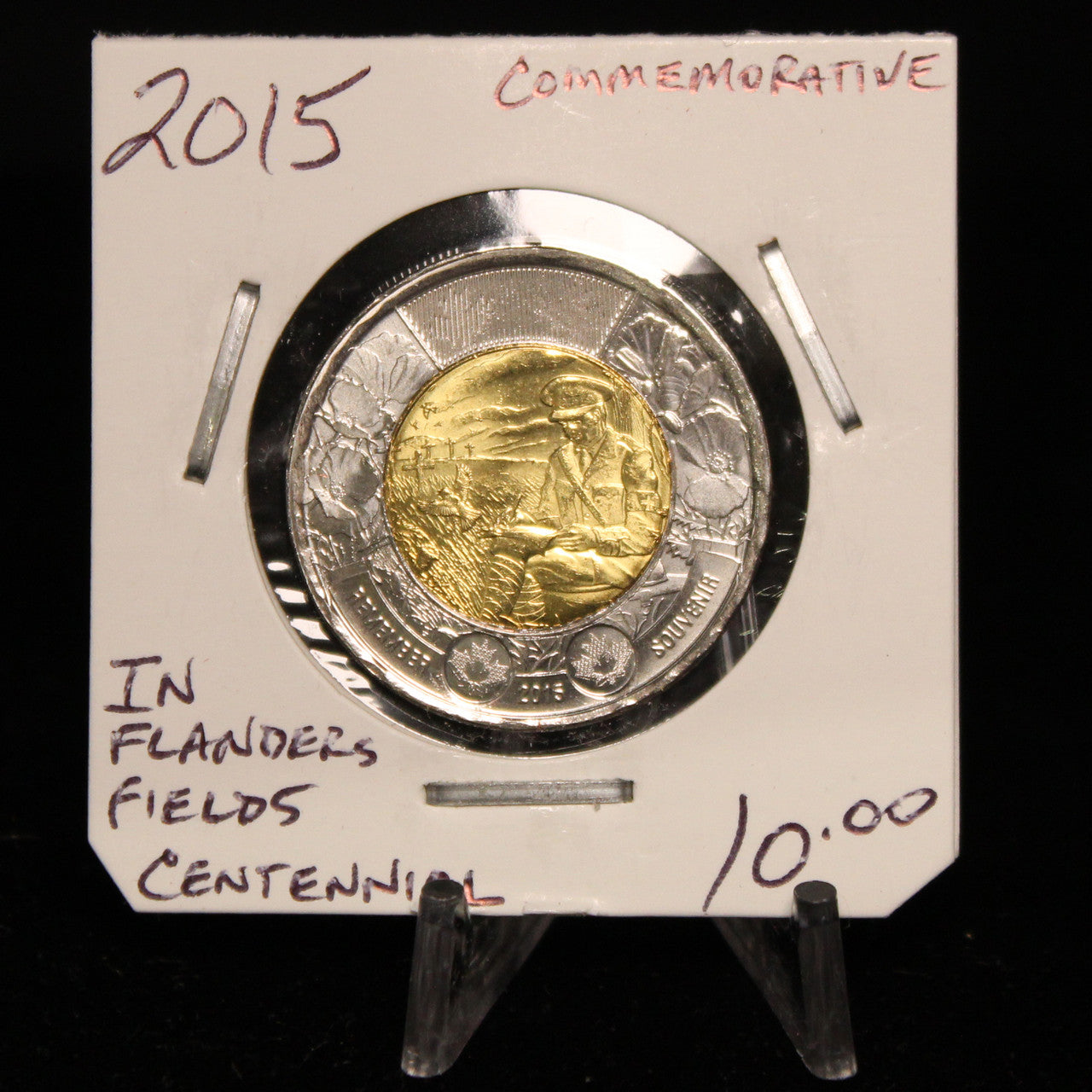2015 CANADA CIRCULATION $2 COMMEMORATIVE - IN FLANDERS FIELDS CENTENNIAL