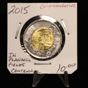 2015 CANADA CIRCULATION $2 COMMEMORATIVE - IN FLANDERS FIELDS CENTENNIAL