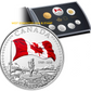 2015 RCNA 50TH ANNIVERSARY OF THE CANADIAN FLAG FINE SILVER PROOF SET