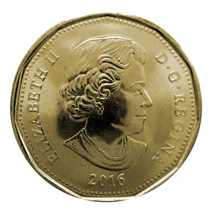 2016 1-DOLLAR LOONIE ROLL