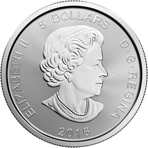 E-TRANSFER ONLY - 1oz. 2016 CANADIAN COUGAR SILVER COIN