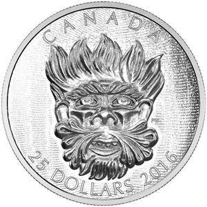 2016 $25 SCULPTURAL ART OF PARLIAMENT GROTESQUE GREEN MEN FINE SILVER 3 COIN PACK