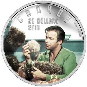 2016 1oz $20 STAR TREK: THE TROUBLE WITH TRIBBLES FINE SILVER COIN