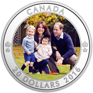 SALE - 2016 1oz $20 A ROYAL TOUR FINE SILVER COIN