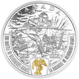 2016 1oz $20 FIRST WORLD WAR BATTLEFRONT SERIES: THE BATTLE OF BEAUMONT-HAMEL FINE SILVER COIN