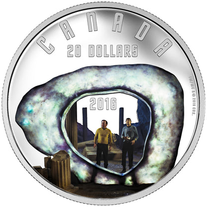 2016 1oz $20 STAR TREK™: THE CITY ON THE EDGE OF FOREVER FINE SILVER COIN