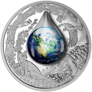 2016 1oz $20 MOTHER EARTH FINE SILVER COIN