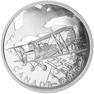 2016 1oz $20 THE CANADIAN HOME FRONT BRITISH COMMONWEALTH AIR TRAINING PLAN FINE SILVER COIN