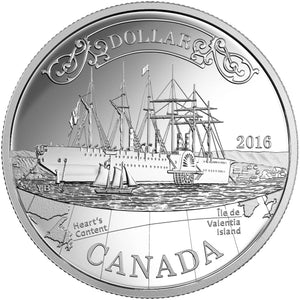 2016 PROOF SILVER DOLLAR  150TH ANNIVERSARY OF THE TRANSATLANTIC CABLE