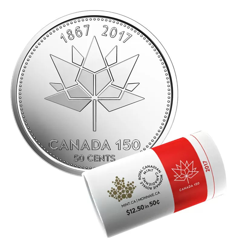 2017 50-CENT CANADA 150TH SPECIAL WRAP ROLL