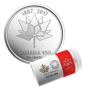 2017 50-CENT CANADA 150TH SPECIAL WRAP ROLL