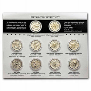 2017 AMERICA BEAUTIFUL QUARTERS UNCIRCULATED COIN SET