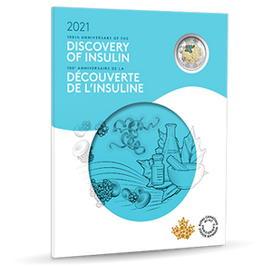 2021 COMMEMORATIVE COLLECTOR KEEPSAKE CARD 100TH ANNIVERSARY OF THE DISCOVERY OF INSULIN