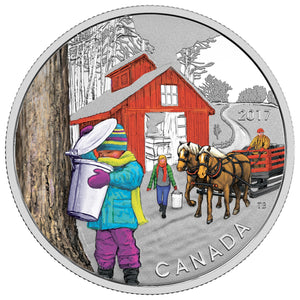 2017 1/2oz $10 THE SUGAR SHACK FINE SILVER COIN