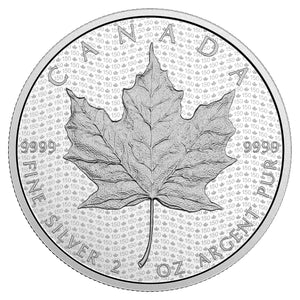 2017 2oz $10 CANADA 150 ICONIC MAPLE LEAF FINE SILVER COIN