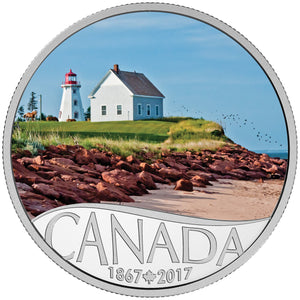 2017 1/2oz $10 CELEBRATING CANADA'S 150TH: PANMURE ISLAND FINE SILVER COIN