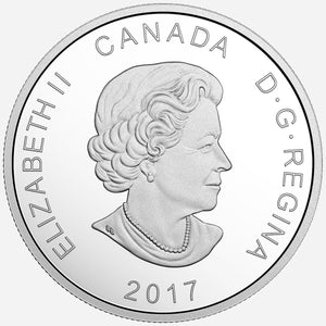 2017 1oz $20 GLISTENING NORTH: THE ARCTIC WOLF FINE SILVER COIN