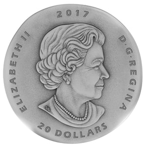 2017 1oz $20 ANCIENT CANADA: OGYGOPSIS FINE SILVER COIN
