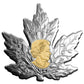 2017 1oz $20 GILDED SILVER MAPLE LEAF FINE SILVER COIN