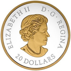 2017 1oz $20 LOCOMOTIVES ACROSS CANADA: RS 20 FINE SILVER COIN