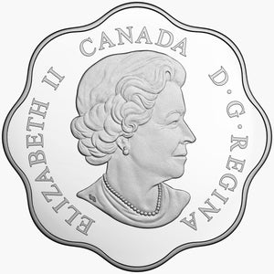 2017 $20 MASTER OF THE LAND: THE TIMBER WOLF (G) FINE SILVER COIN