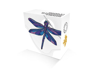2017 1oz $20 NATURE'S ADORNMENTS - NIOBIUM DRAGONFLY FINE SILVER COIN