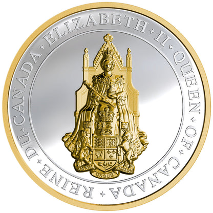 2017 $25 THE GREAT SEAL OF CANADA FINE SILVER COIN