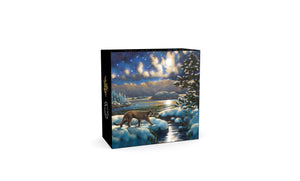 2017 2oz $30 ANIMALS IN THE MOONLIGHT: COUGAR FINE SILVER COIN