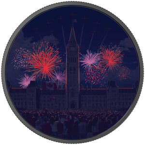 2017 2oz $30 CELEBRATING CANADA DAY FINE SILVER COIN