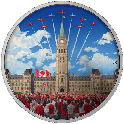 2017 2oz $30 CELEBRATING CANADA DAY FINE SILVER COIN