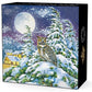 2017 2oz $30 ANIMALS IN THE MOONLIGHT: GREAT HORNED OWL FINE SILVER COIN