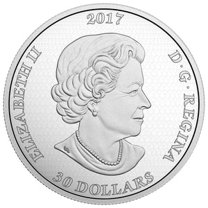 2017 2oz $30 GATE TO ENCHANTED GARDEN FINE SILVER COIN