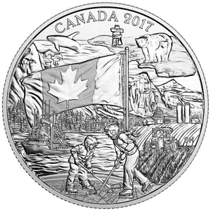 2017 1/4oz $3 THE SPIRIT OF CANADA FINE SILVER COIN