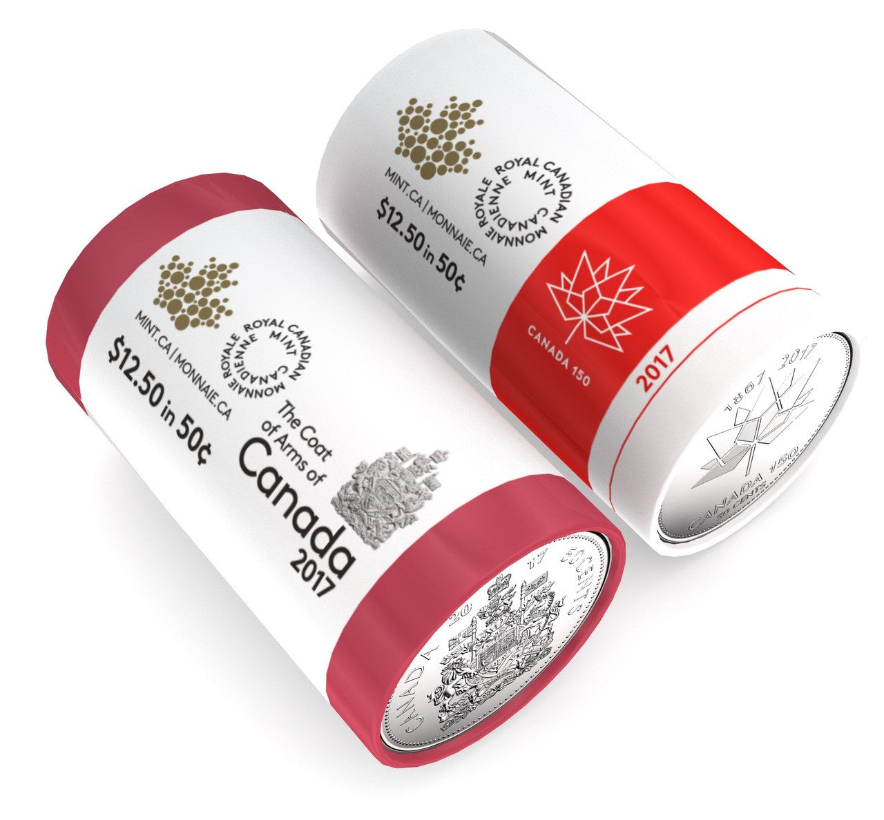 2017 50-CENT SPECIAL WRAP ROLL 2-PACK SET